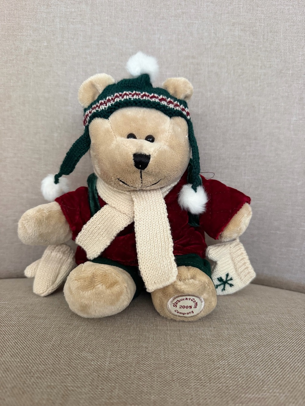 Starbucks Bearista 2005 Winter Holiday Bearista 42nd Edition